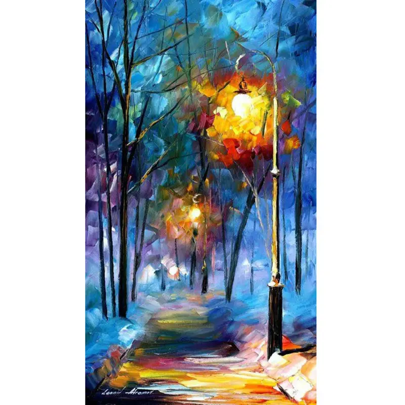Wall art oil paintings landscape living room wall decor oil painting on