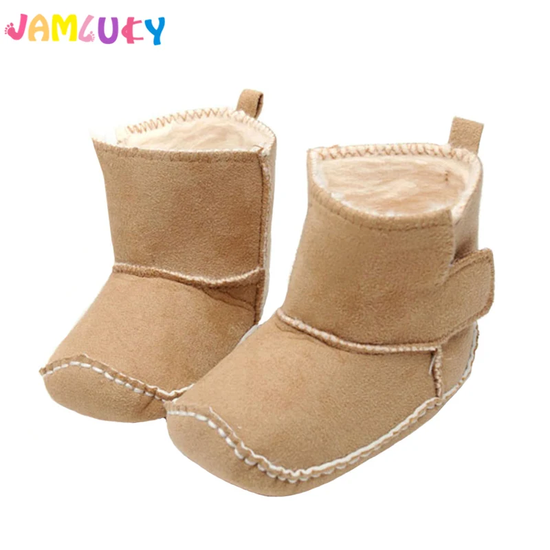 Baby Girl Winter Shoes Cotton Solid Baby Booties Infant Footwear For
