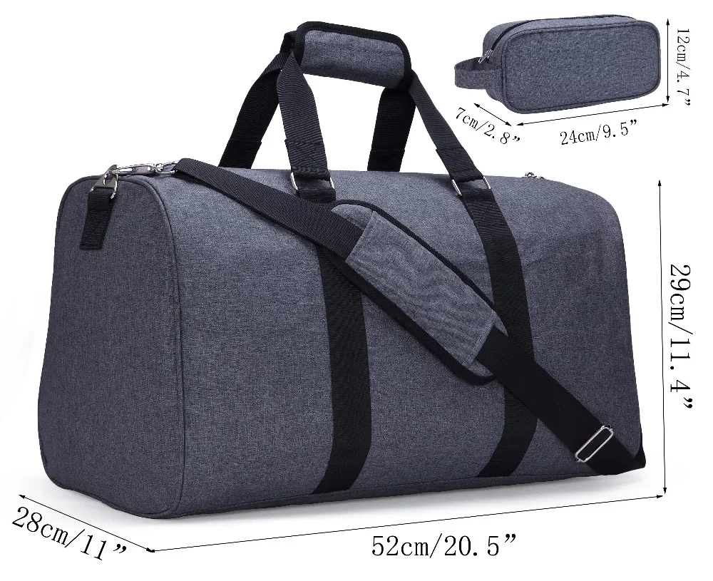 Us 42 99 Mier Travel Duffel Bag For Men And Women With Shoe Compartment Carry On Size 20inches Sets Of 2 Large Small In Athletic Bags From