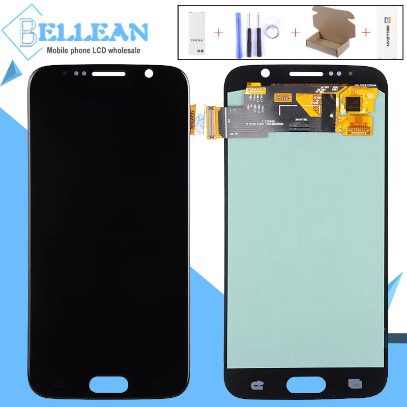 

Catteny 5.1inch S6 Display For Samsung Galaxy S6 Lcd G920 G920F G920V G920A Display With Touch Screen Digitizer Asssembly+Tools