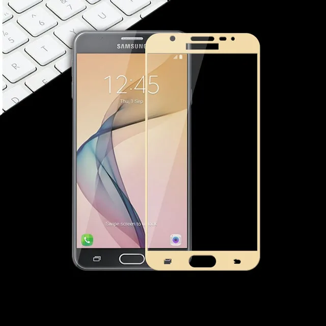 Полное покрытие закаленное стекло для Samsung Galaxy J7 prime Защитная пленка экрана J7prime