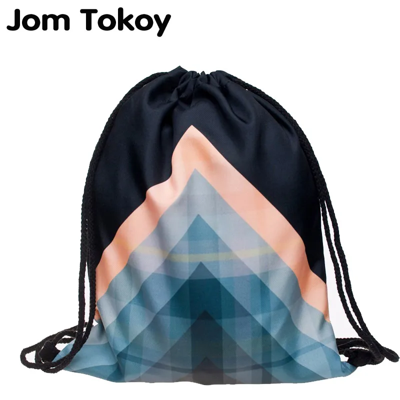 2018 new fashion Women Geometric patterns drawstring Backpack 3D printing travel softback mochila drawstring bag 2018 new fashion Women Geometric patterns drawstring Backpack 3D printing travel softback mochila drawstring bag