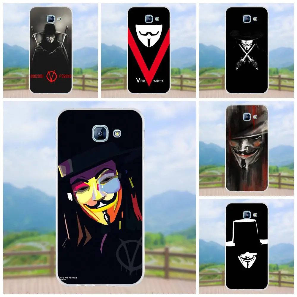 

Vvcqod V For Vendetta Mask For Samsung Galaxy A3 A5 A7 J1 J2 J3 J5 J7 2015 2016 2017 TPU Mobile Phone
