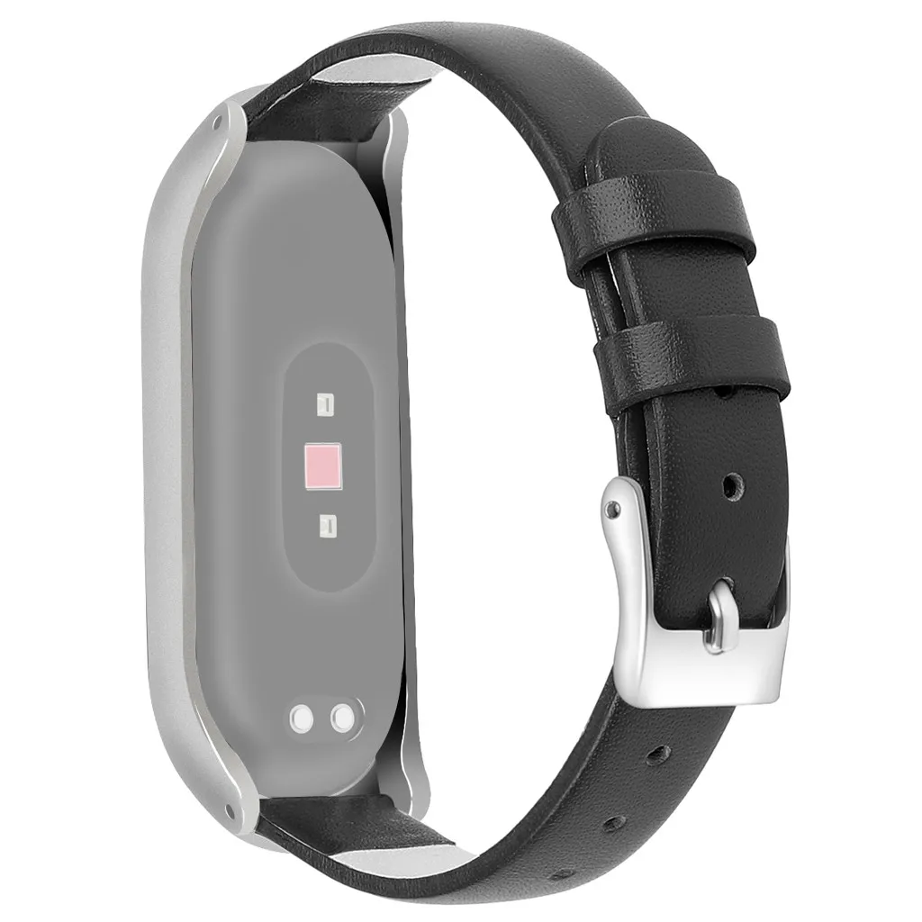 Модные Простые аксессуары для часов Xiaomi Mi Band 4 сменный кожаный ремешок наручных 218