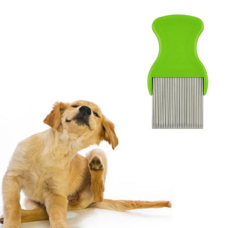 Misterolina Stainless Steel Hair Trimmer Flea Brushes Pet Grooming