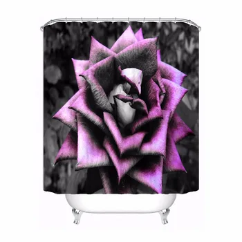 

Bath Curtain For Bathroom Custom Garden Flower Spring Nature Home Decor Shower Curtain Waterproof Fabric Hooks #180417-01-51