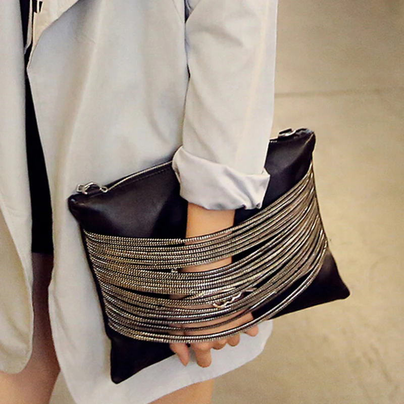 

Quality Guarantee ! 2018 women black leather Purses And Handbags evening clutch bags Day Clutches