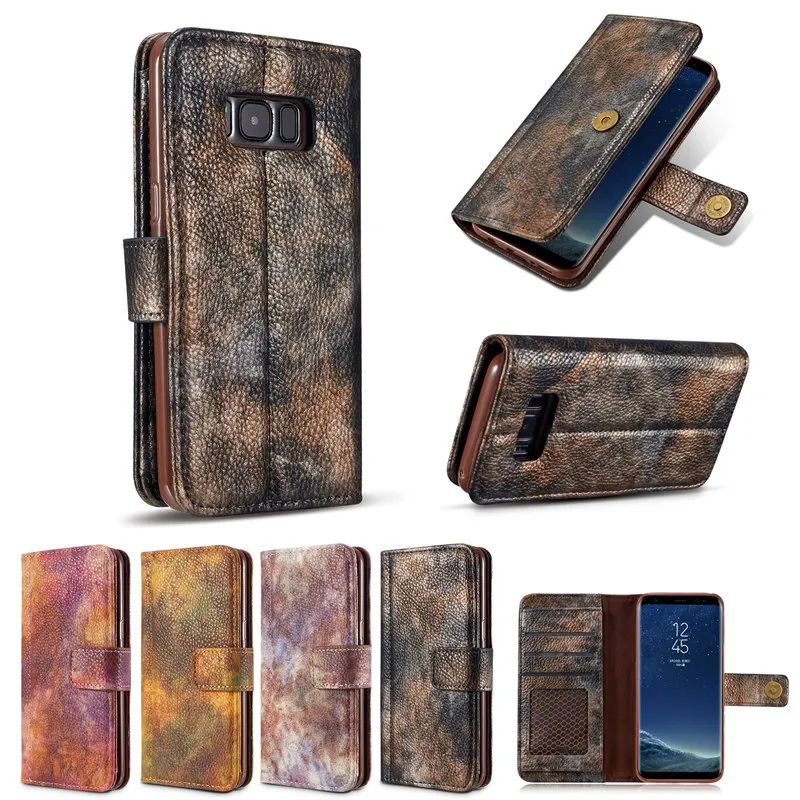 New Fashion Flip Wallet Luxury Leather Phone Cover For Samsung Galaxy Note 8 Case 360 Degree Shockproof For Samsung Note 8 Women