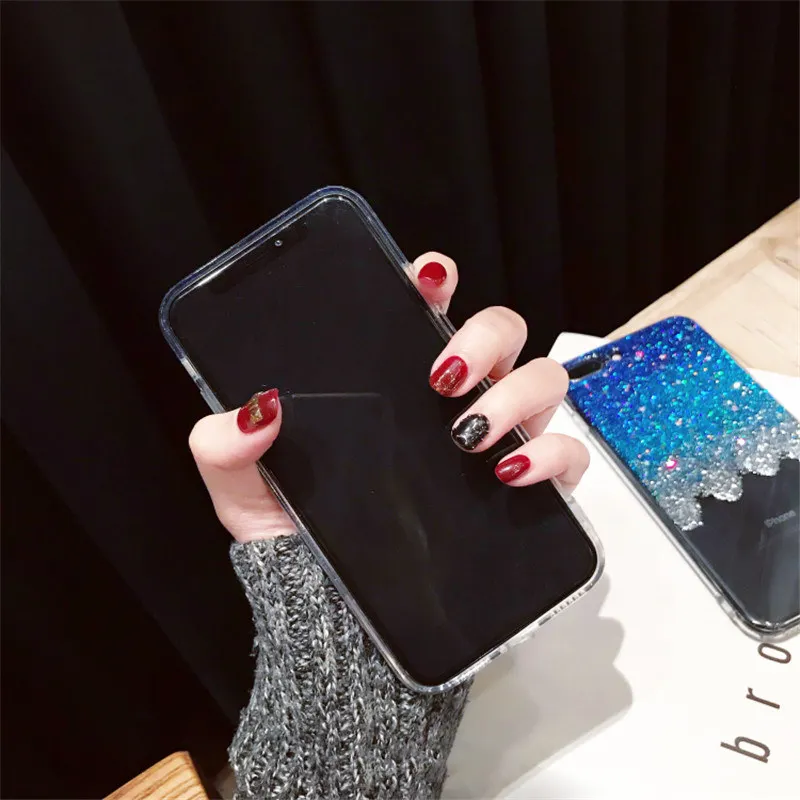 Чехол для телефона Samsung J3 J5 J7 2016 2017 Prime Pro J4 J6 Plus милый градиентный блестящий чехол