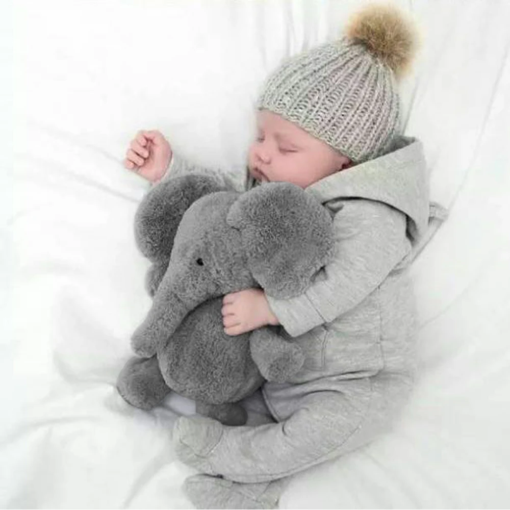 baby elephant teddy pillow