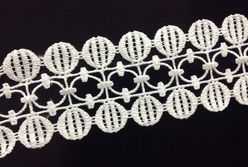 

5.5cm milk fibre embroidery lace trim,soft and elegant motif lace,round motif lace,XERY0524D
