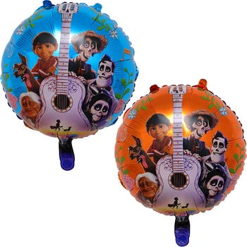 

50Pcs new 18 inch dream ring travel balloon anime Skull aluminum film ball Halloween party decoration balloon supplies