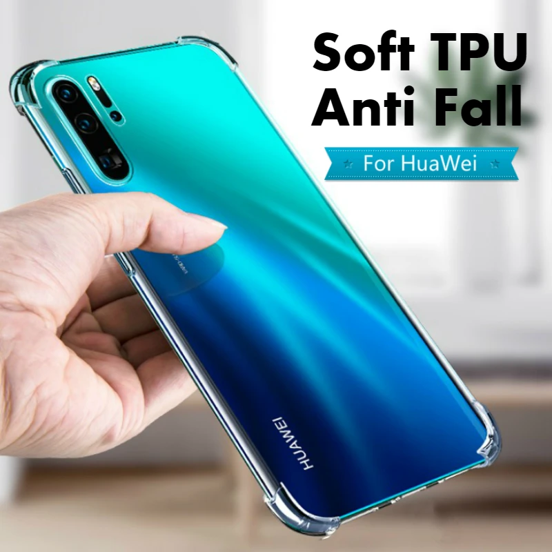 Чехол KEYSION для телефона Huawei P30 Pro P20 Lite Mate 20 Y7 Y9 2019 прозрачный мягкий бампер из ТПУ