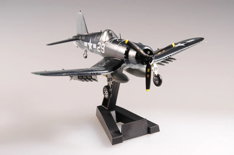 

1:72 Scale Airplane Model US F4U-1A fighter Assembly Airforce Model Building Kits 37231