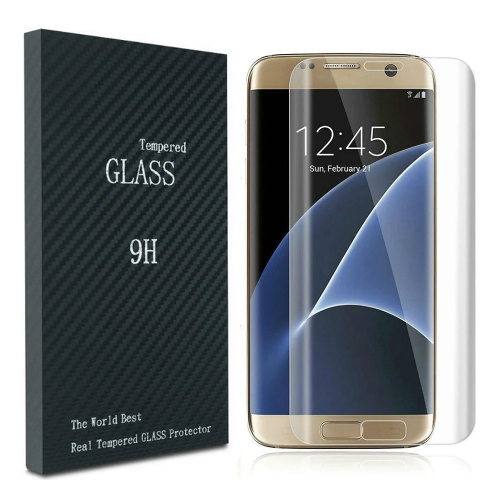 3D Curved Surface Tempered Glass Screen Protector Film For Samsung