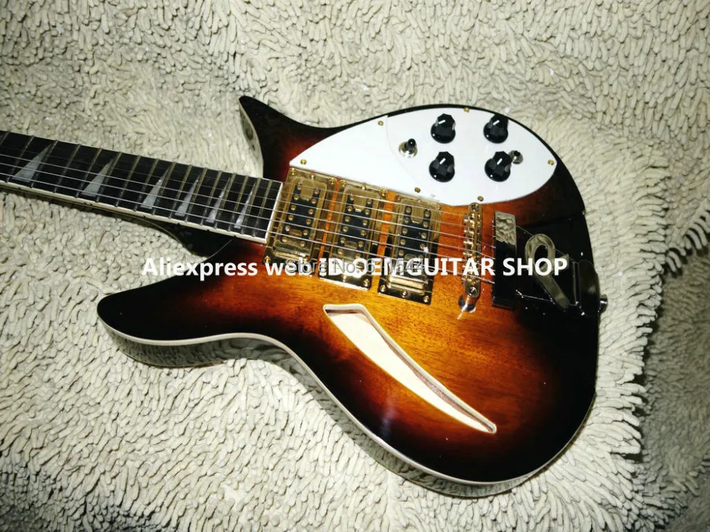 

New Arrival 325 330 Custom Electric Guitar Chocolate High Quality 6 strings Guitars HOT