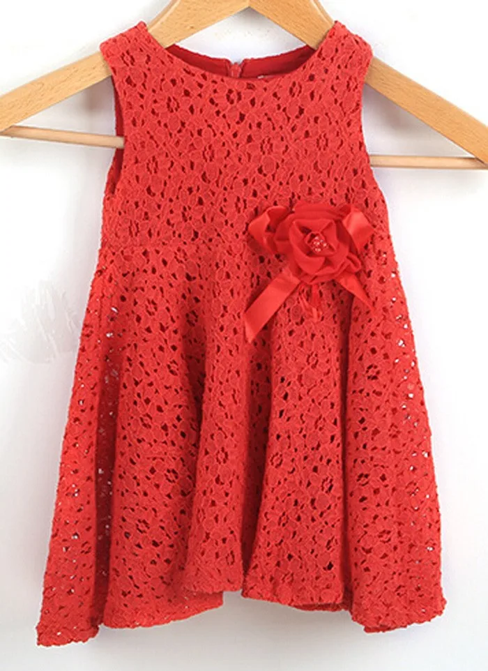 

girls lace dress the new 2015 summer girls fashion baby party dress red toddler girl dresses vestidos nina robe vetement enfant