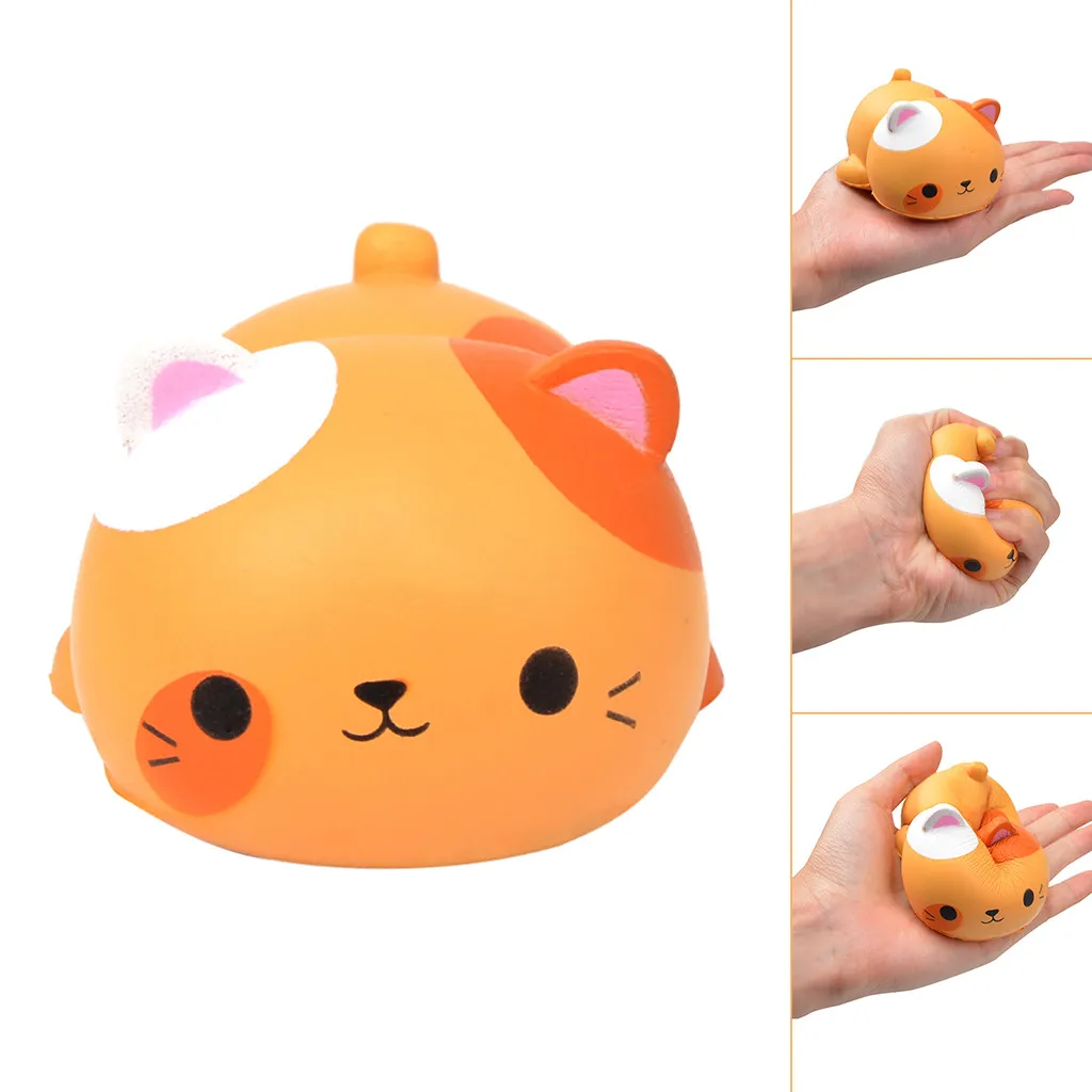 

Cute Cat Shape Decompression Venting Toy Slow Rising Rebound Simulation Animal Toy stress relief toy sticky hands antistress toy
