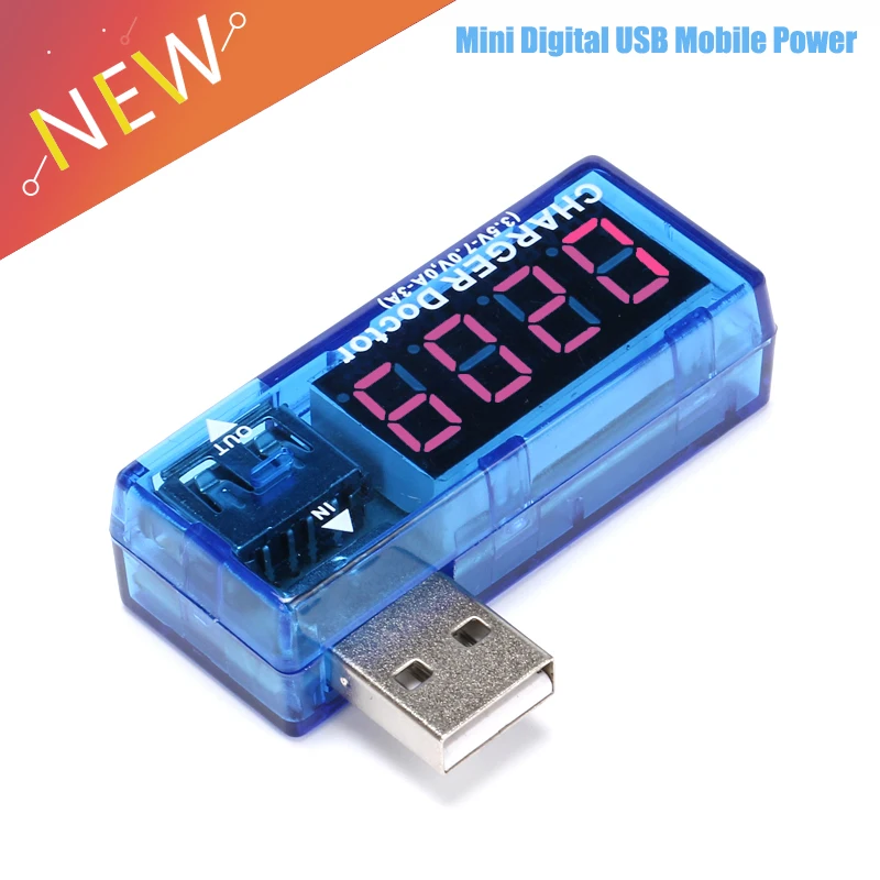

Smart Electronics Digital USB Mobile Power Charging Current Voltage Tester Meter Mini USB Charger Doctor Voltmeter Ammeter