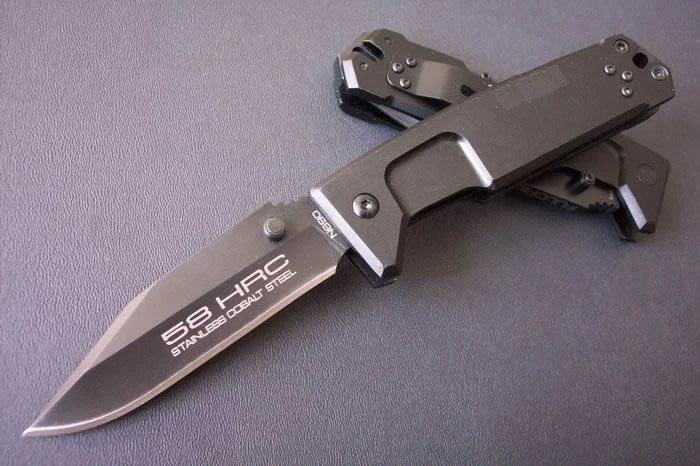 Новое поступление Складной нож 440C Лезвие, с алюминиевой ручкой Открытый Кемпинг Карманный выживания охотничьи Тактические Ножи EDC ручной инструмент - Цвет: D