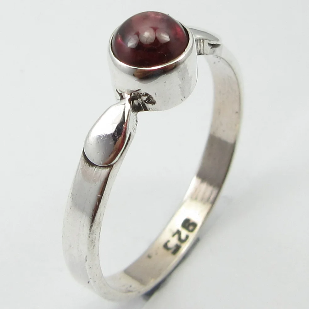 . Silver Red GARNET Bestseller Ring Size 7.5 ! Handmade Jewelry | Украшения и аксессуары