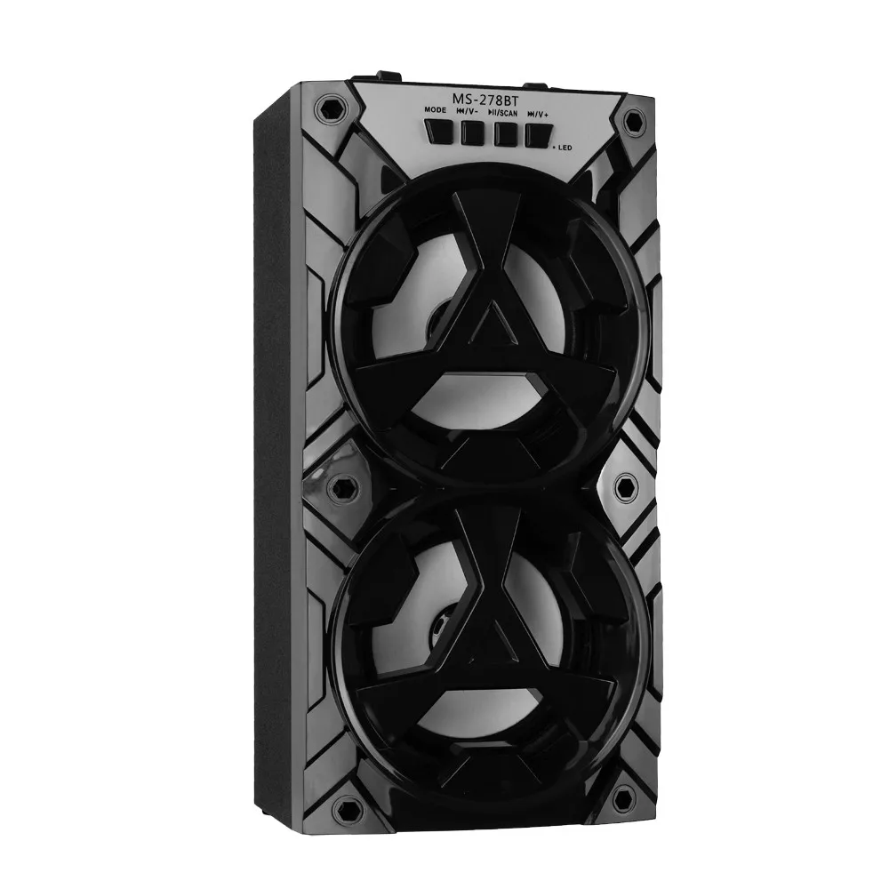 

Stylish outdoor portable wireless bluetooth speaker stereo subwoofer high quality speaker with USB / TF / AUX / FM radio #10