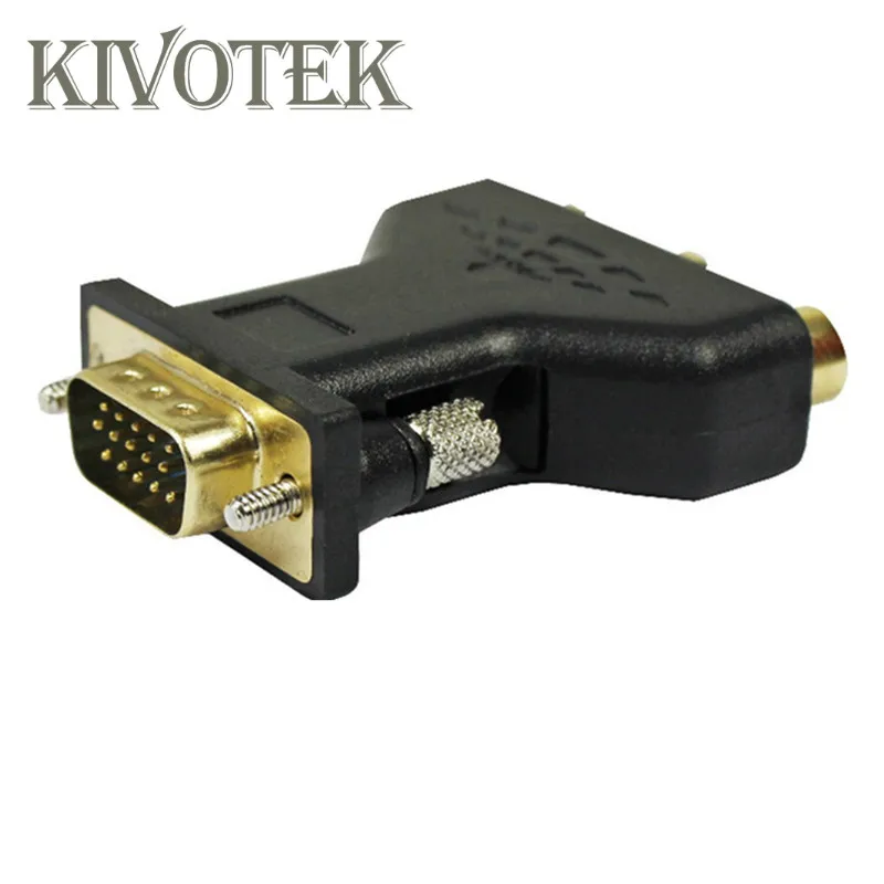 Кабель адаптер VGA в YPbPr RCA RGB для видео Мама папа 15 контактный компонентов Vga