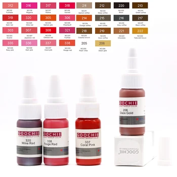

Tattoo Ink 15 ml Permanent makeup color micropigmention Microblading Machine Pigmenten Lip Eyeliner Permanente Tattoo Art Kit