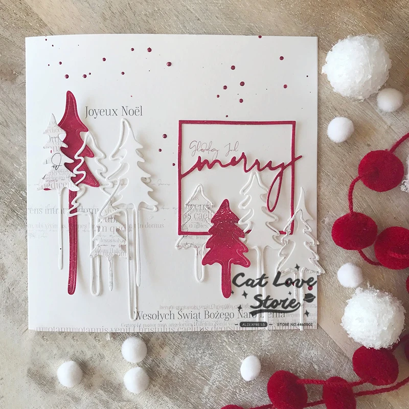 Scrapbooking Die-cuts S Metal Die Christmas Bells Cutting Dies For DIY Scrapbooking Photo Album Decorative Embossing Folder Stencil Die Christmas Tree Die Christmas Die Cuts For Card Making