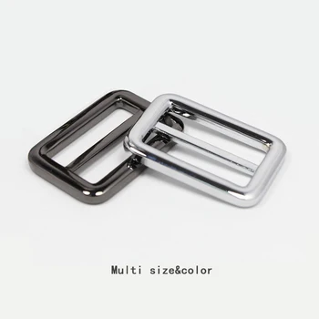 

4PCS Replacement Metal Adjust Buckle For Bags Belt DIY Gold Black Silver Webbing Adjuster Word Buckle Bag Parts & Accessories