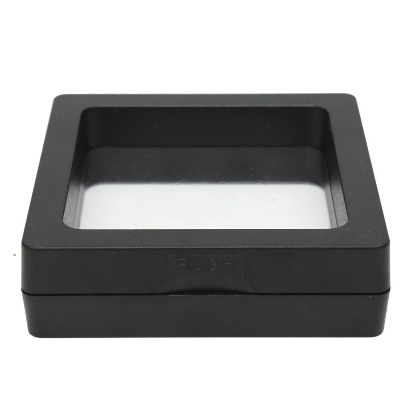 

Square 3D Albums Floating Frame Holder Coin Box Jewelry Display Show Case 7X7cm