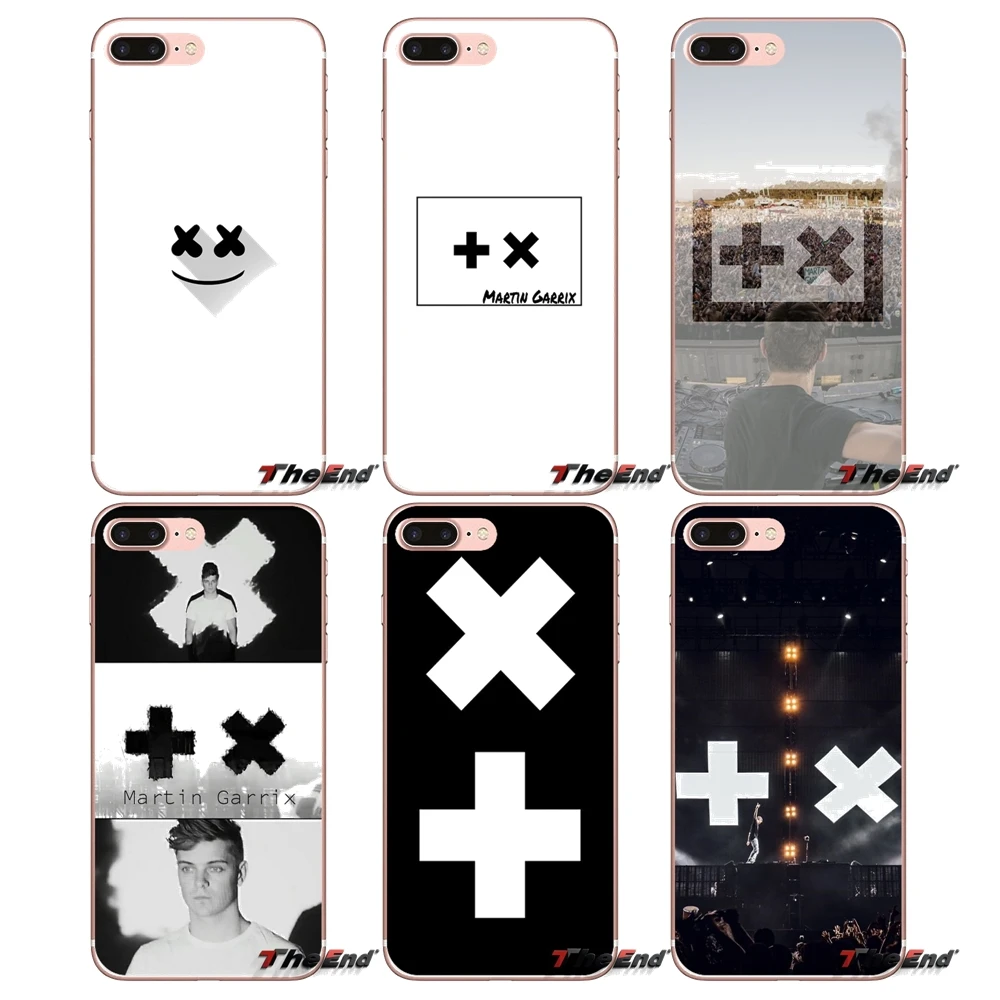 

Transparent Soft Cases Covers For Apple iPhone X 4 4S 5 5S SE 5C 6 6S 7 8 Plus 6sPlus 6Plus 7plus 8plus Martin Garrix x logo