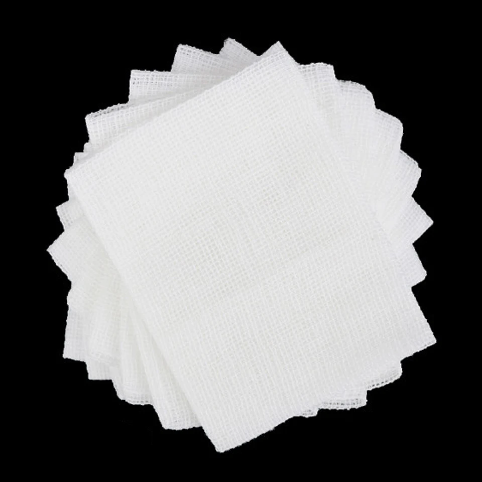 

10 tablets Sterile Medical gauze Piece disinfection Sterilization Degreasing cotton gauze 10X10cm