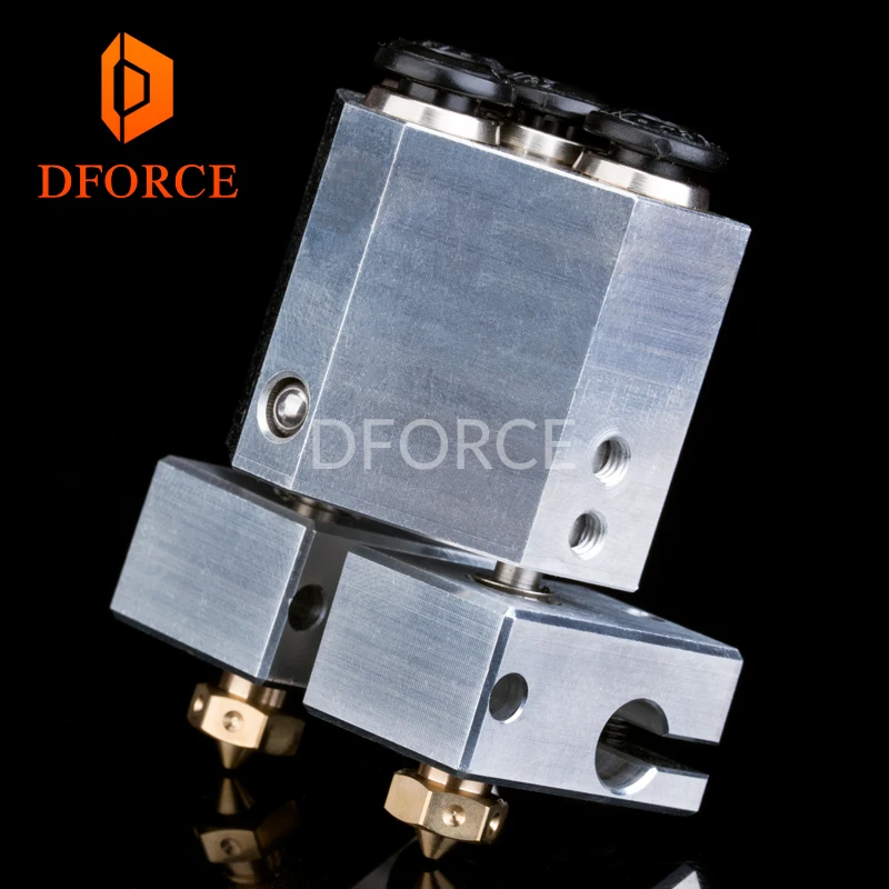 

DFORCE customise your dual extrusion+ chimera+ water cooled for 3d printer for e3d hotend titan extruder 3d touch nozzle