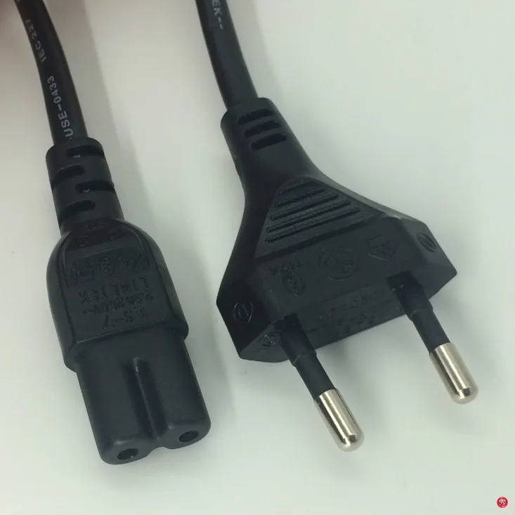 

LBSC C7 To EU European 2-Pin Plug AC Power Cable 1.5m