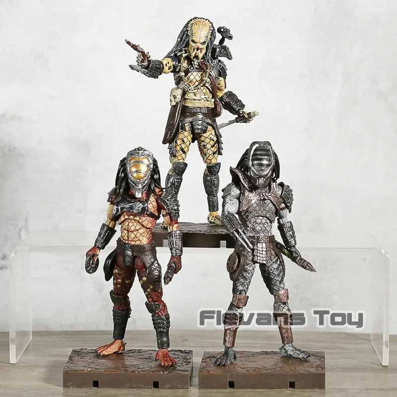 

Predator 2 Exquisite Mini Elder / Boar / Warrior Predator PVC Action Figure Figurine Collecitble Model Toy Gift for Children