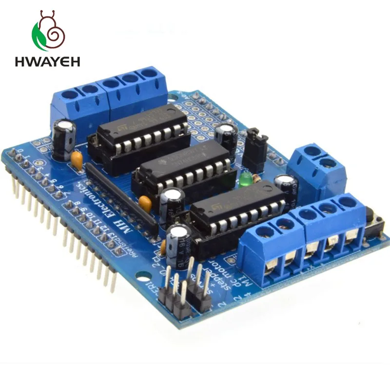 

Freeshipping L293D motor control shield motor drive expansion board FOR Arduino motor shield