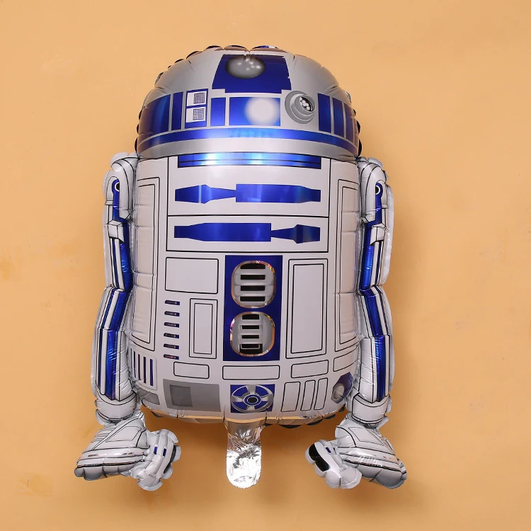 

1pcs 55*49cm Star Wars Robot Cartoon Balloon Aluminum Foil Balloons birthday Party Decoration Balloons Celebration Supplies