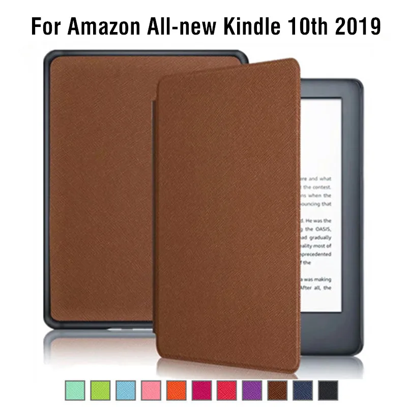 

Folio PU Leather Case for Amazon All-new Kindle 2019 Magnet Cover For Kindle 10th Generation 6-inch E-book Case Auto sleep wake
