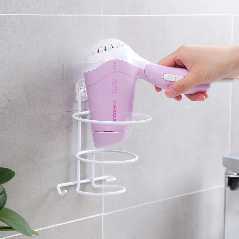 LIYIMENG الشعر مجفف حامل الحمام الجرف المنظم الحمام منفاخ اكسسوارات الشعر مجفف تخزين الرف