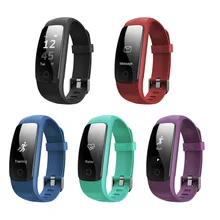 Стильный 107 плюс монитор сердечного ритма Bluetooth фитнес-трекер спортивные умные браслеты