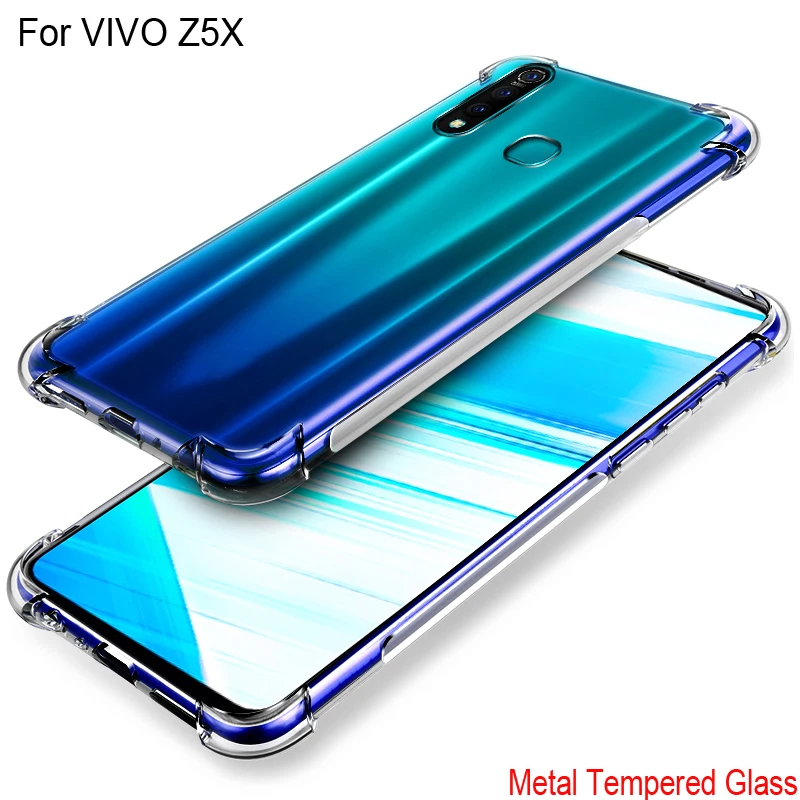 ДЛЯ VIVO Z5X чехол с воздушной подушкой прозрачный мягкий Силиконовый ТПУ