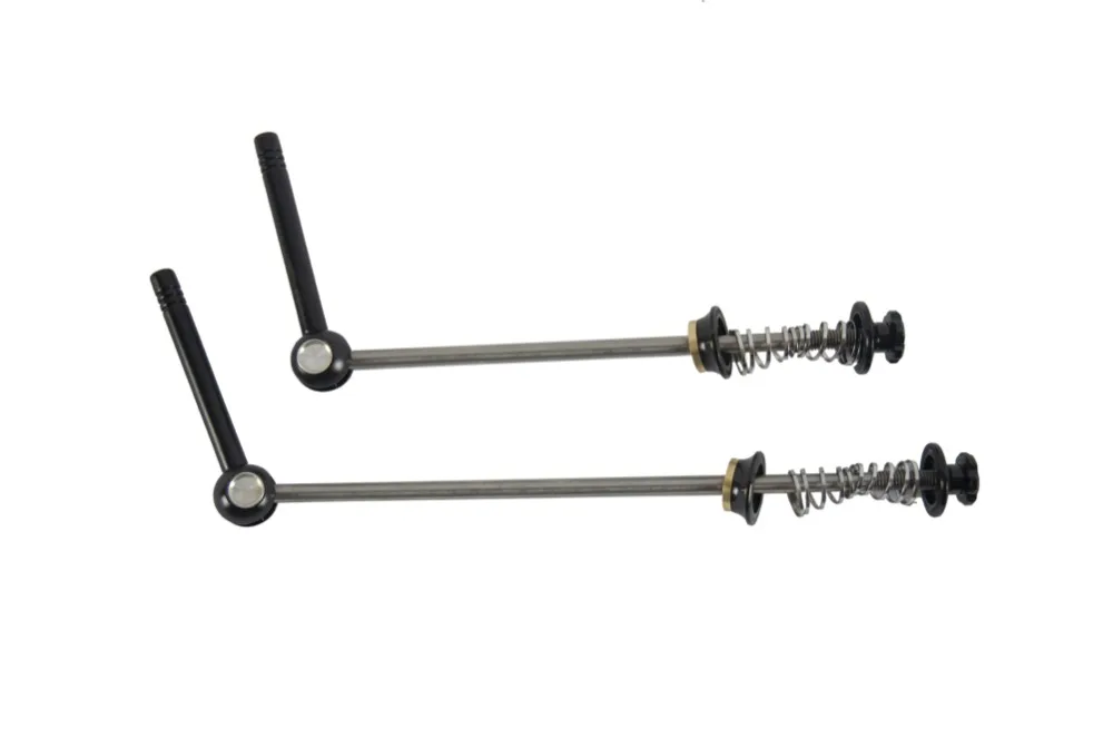 

1 pair of quick release Road bike skewer black front 100 rear 130mm Titanium