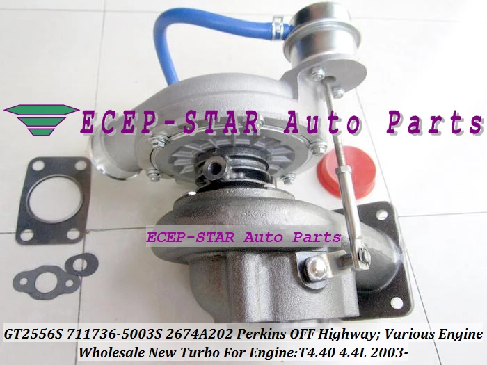 GT2556S 711736-5003S 2674A202 Turbo Turbocharger For Perkins OFF Highway Various Engine T4.40 4.4L 2003- (3)