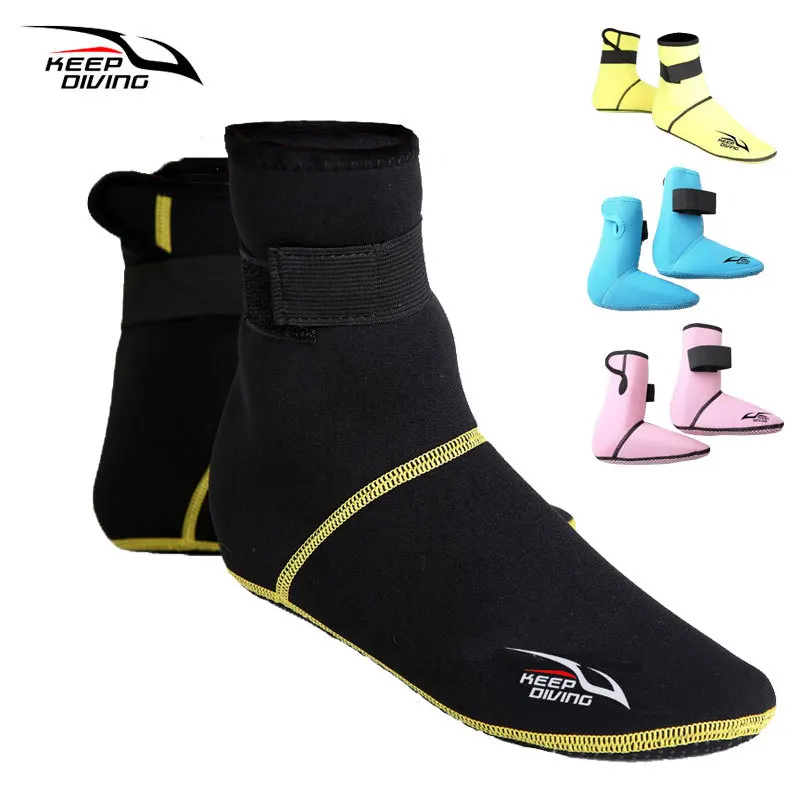 3mm Neoprene Swimming fins Snorkeling Shoes Scuba Diving Socks Beach Boots Wetsuit Anti Scratch