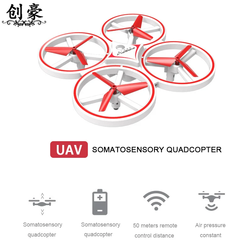 

Mini Drone Watch RC Drone Quadcopters 4Axis Headless Mode One Key Return RC Helicopter Dron Copter Toys For Children