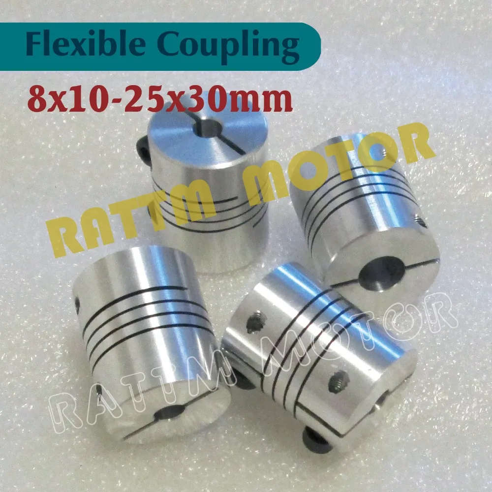 8x10mm Flexible Coupler Stepper Motor Shaft Coupling D25L35 fr CNC Sliding Table