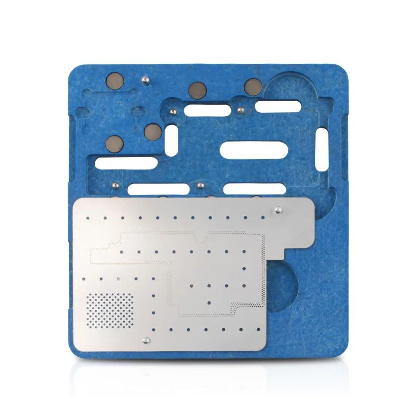 

Newest Middle Layer BGA Reballing Fixture for iPhone X BGA Reball Stencil Phone PCB Holder for Double Layer Logic Board