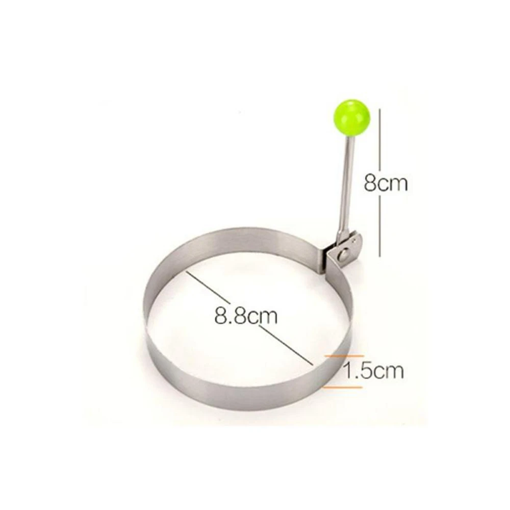 4 PCS Fried Egg Mold Stainless Steel Pancake Ring Kitchen Tool