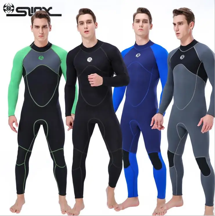 2019 Men Wetsuit Full Body Neoprene 3mm Wetsuit Scuba Diving Wet Suit
